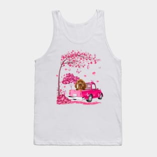 Valentine's Day Love Pickup Truck Vizsla Tank Top